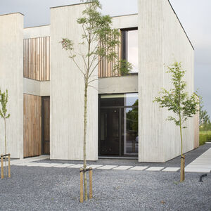 Realisatie Woodface Western Red Ceder Inoforma Architects Wevelgem 1